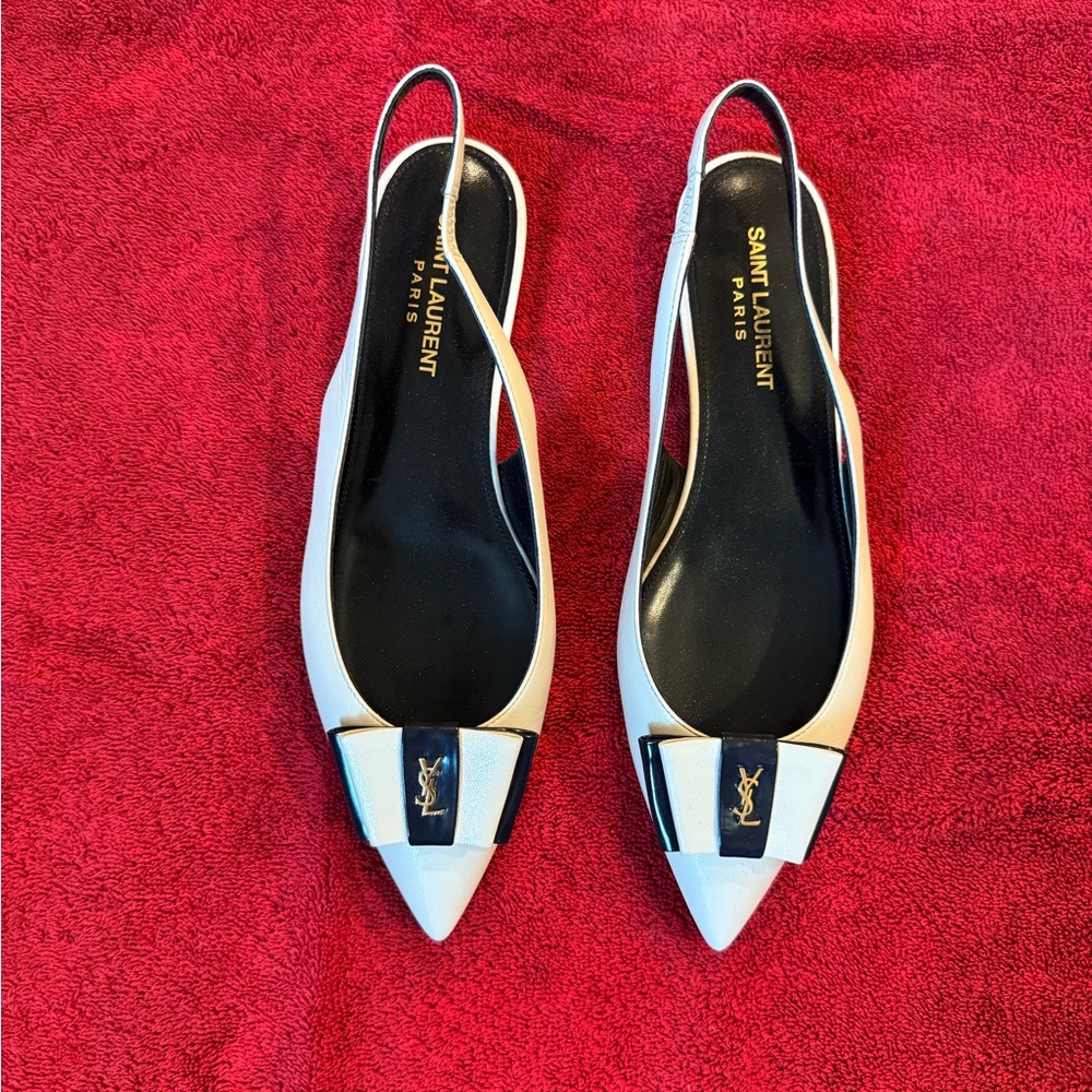 Saint Laurent Slingback Flats
